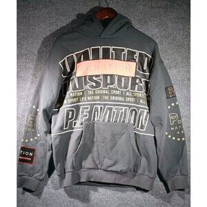 P.E Nation The Original Sport Mens Hoodie Sweatshirt Green Pullover Stretch XL